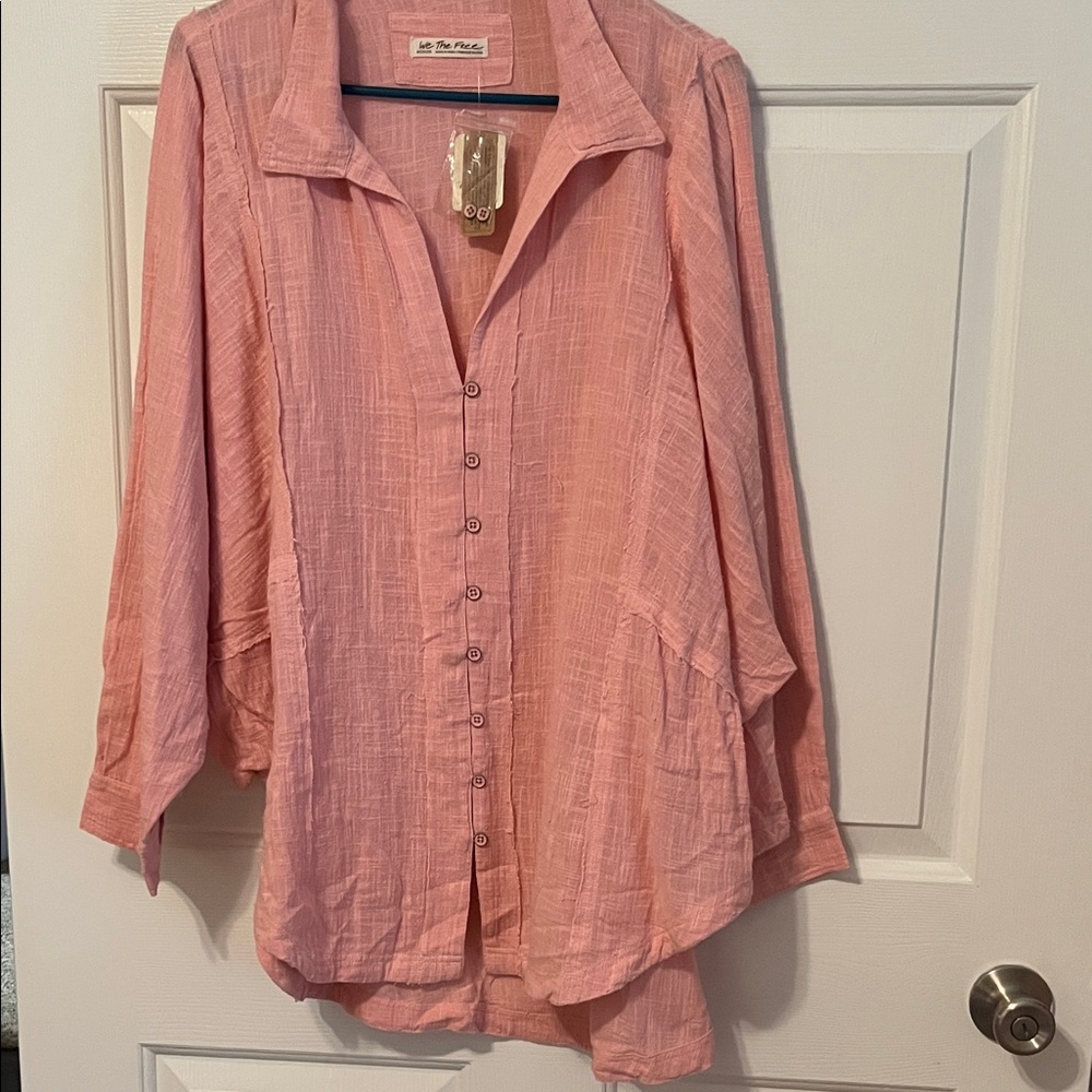 NWT We the free/ free people linen top
